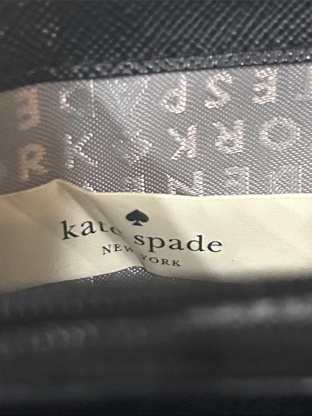 Kate Spade Sparkle Zip-Around Wallet - Silver Glitter Used Condition - Picture 10 of 10
